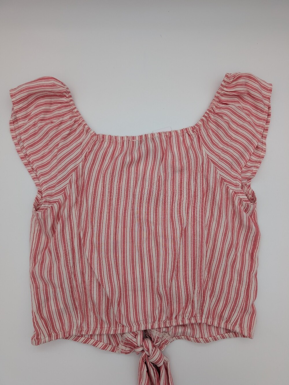 American Eagle Outfitters Striped Front Tie Button Down Top - Picture 4 of 6
